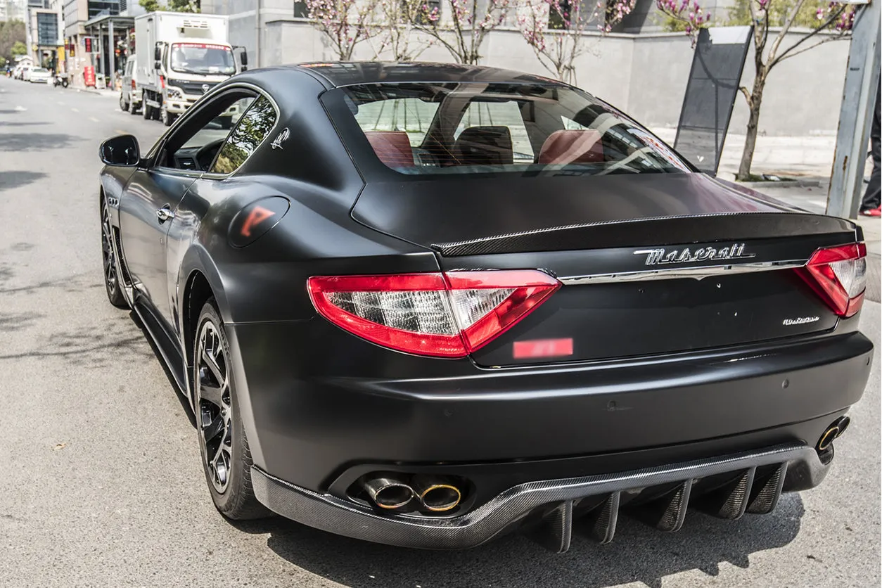 2007-2011 Maserati GranTurismo 4.2L Coupe & 4.7L Convertible MC Style Carbon fiber Trunk Spoiler