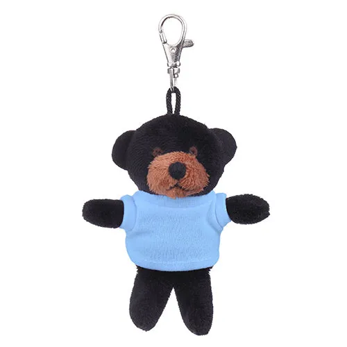 Black Teddy Keychain with Tee