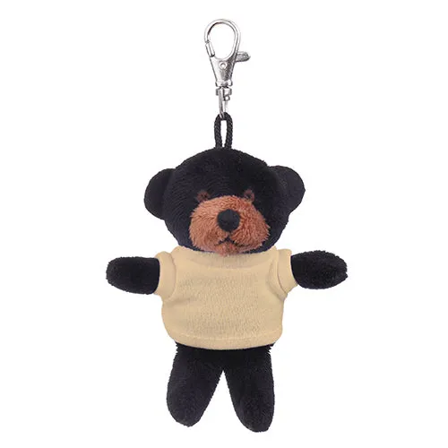 Black Teddy Keychain with Tee