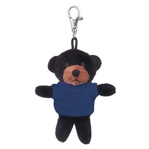 Black Teddy Keychain with Tee