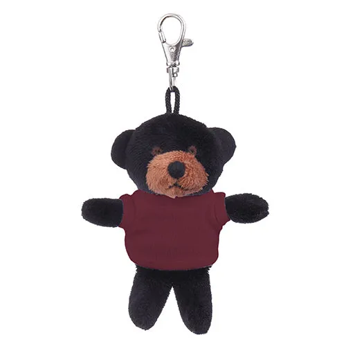 Black Teddy Keychain with Tee