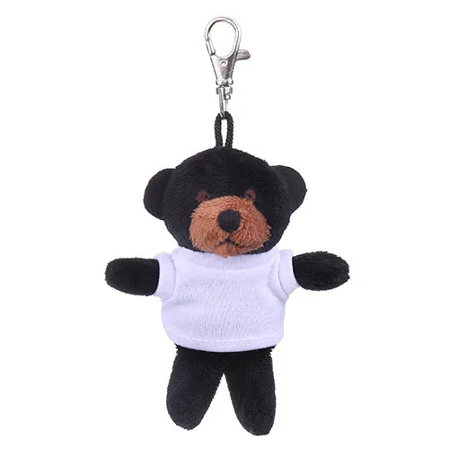 Black Teddy Keychain with Tee