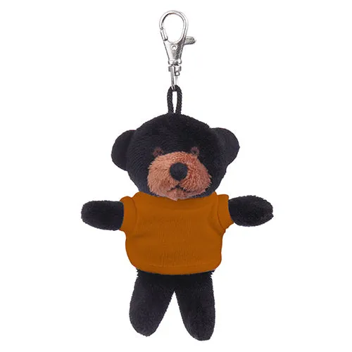 Black Teddy Keychain with Tee