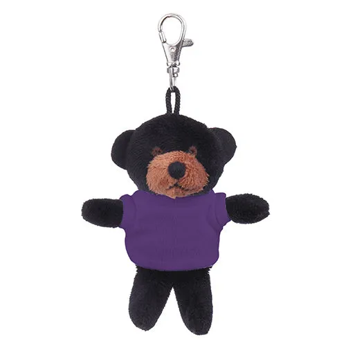Black Teddy Keychain with Tee