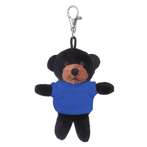 Black Teddy Keychain with Tee