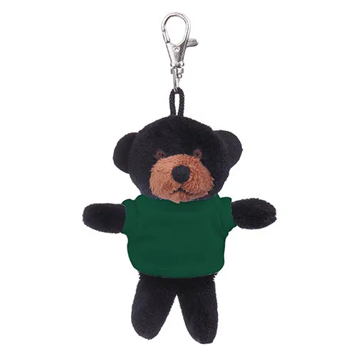Black Teddy Keychain with Tee