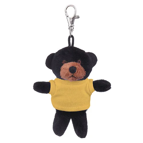 Black Teddy Keychain with Tee