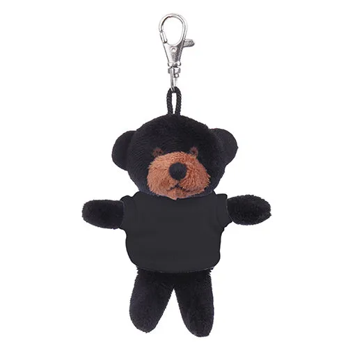 Black Teddy Keychain with Tee