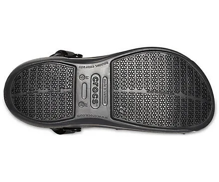 Crocs Bistro Pro Literide Clog Roomy Fit Men Women Shoes - Black
