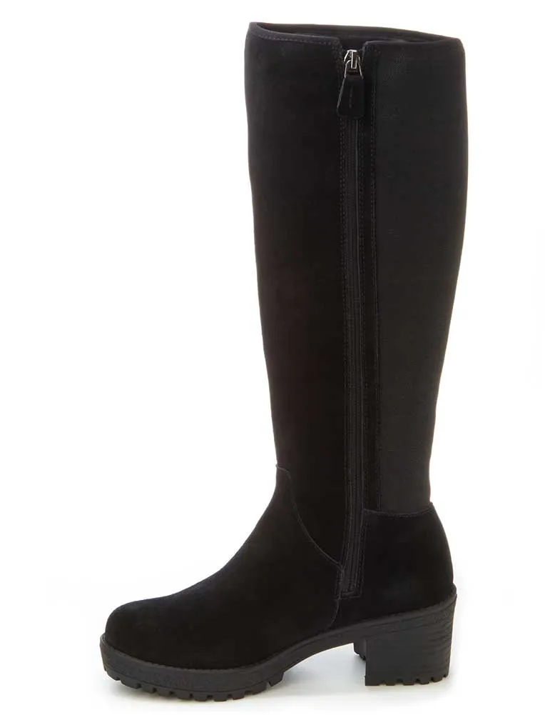 Jambu Women's Doyle Waterproof Black Suede