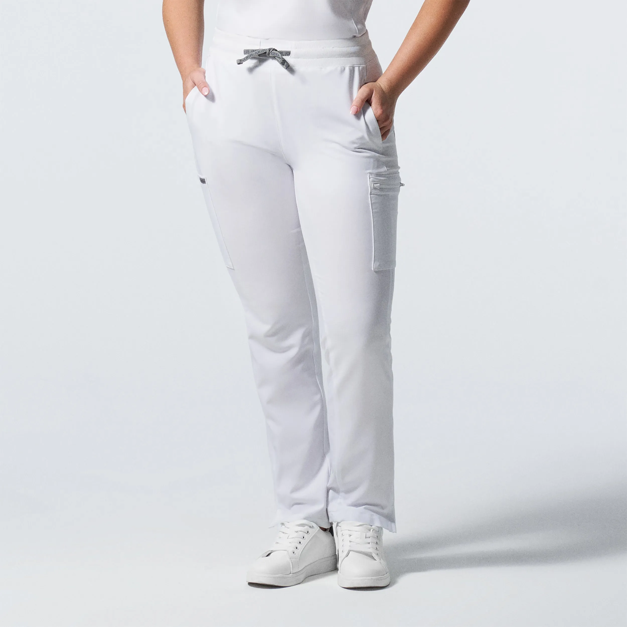 Landau Forward Women's Cargo Scrub Pants, Petite