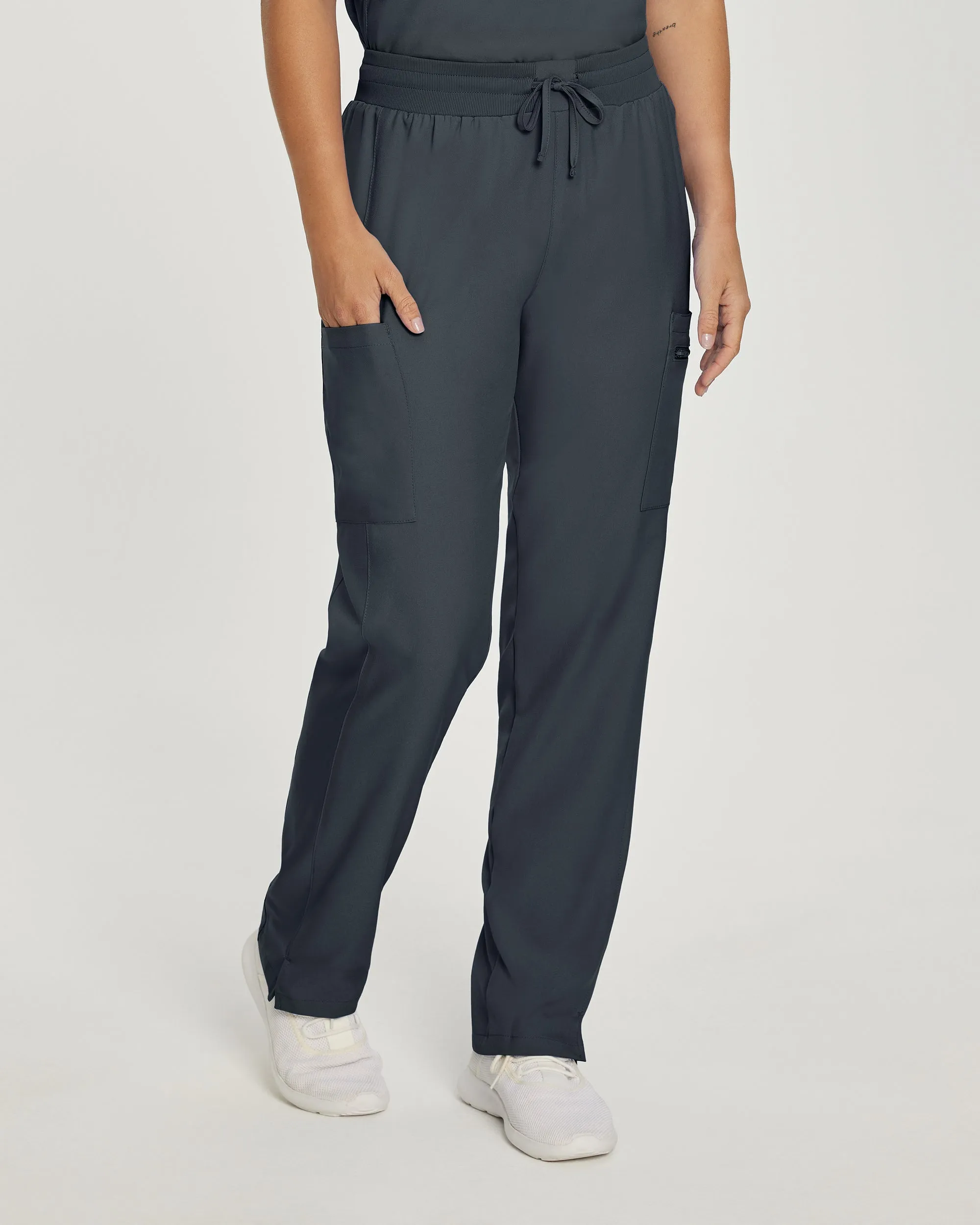 Landau Forward Women's Cargo Scrub Pants, Petite