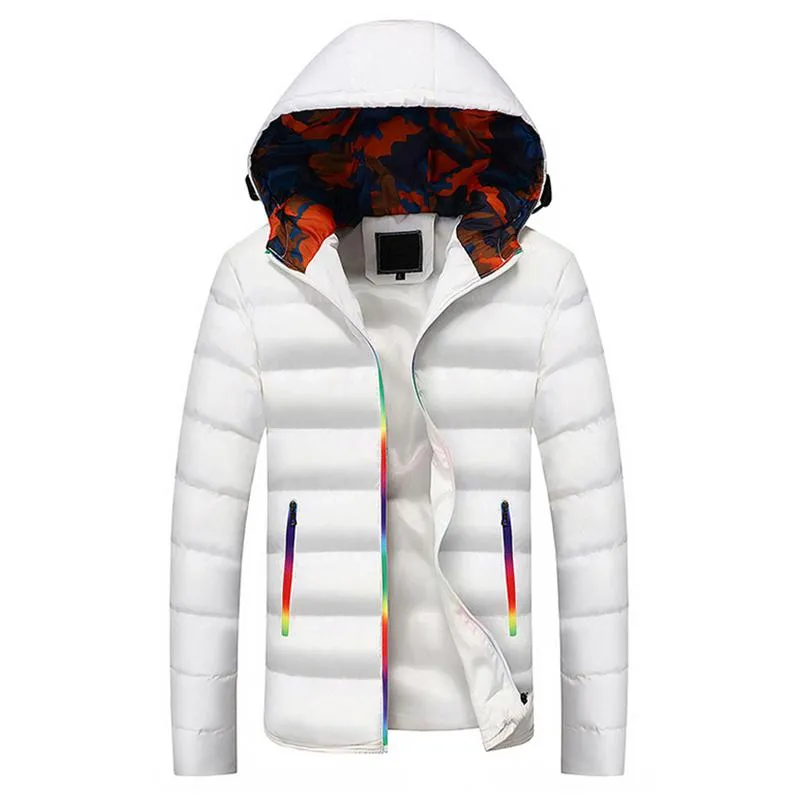 Men's Autumn Warm Windproof Hooded Jacket