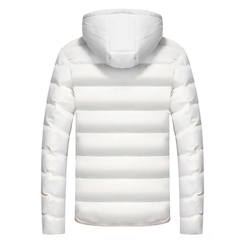 Men's Autumn Warm Windproof Hooded Jacket