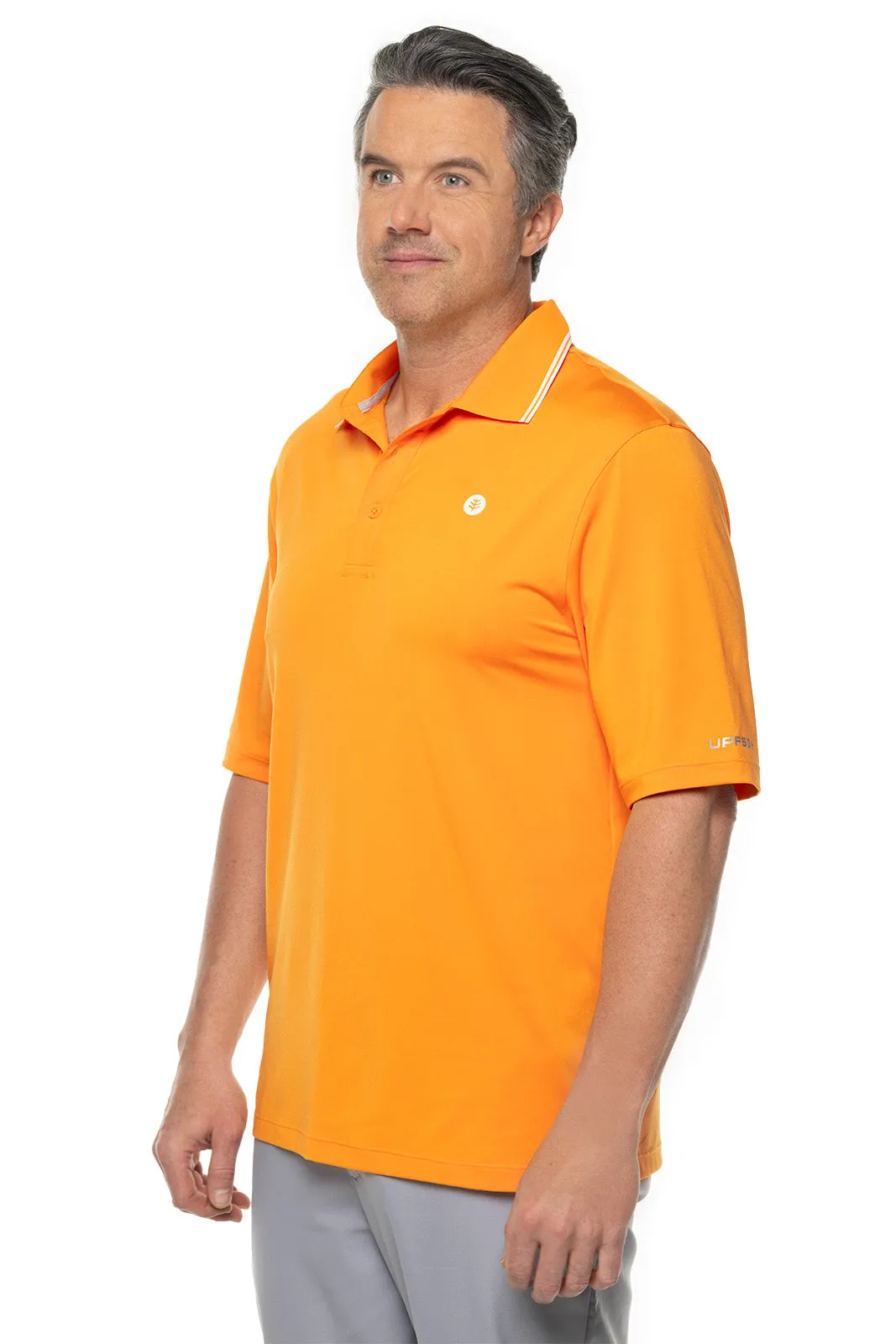 Men's Erodym Short Sleeve Golf Polo  |  Apricot Crush