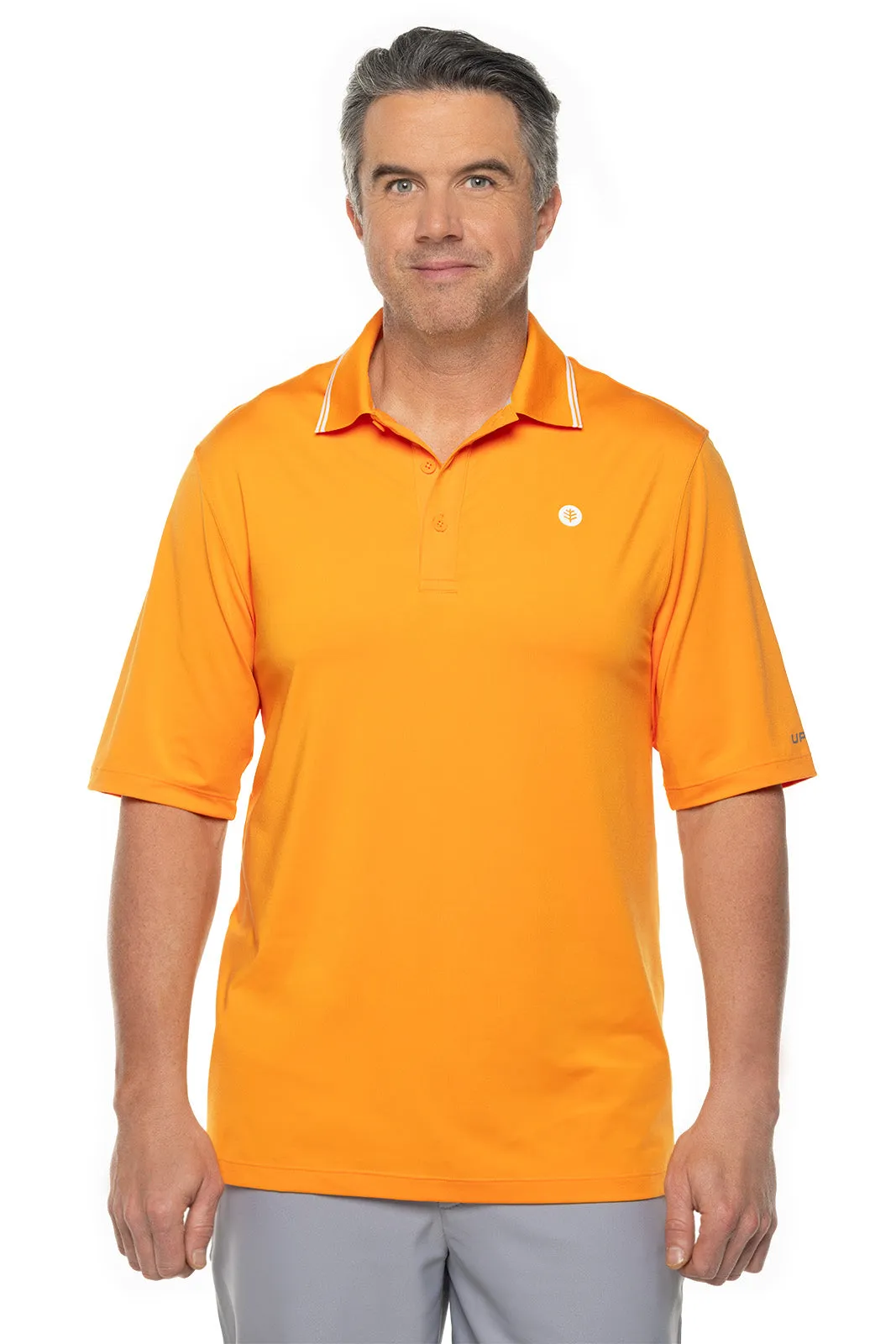 Men's Erodym Short Sleeve Golf Polo  |  Apricot Crush