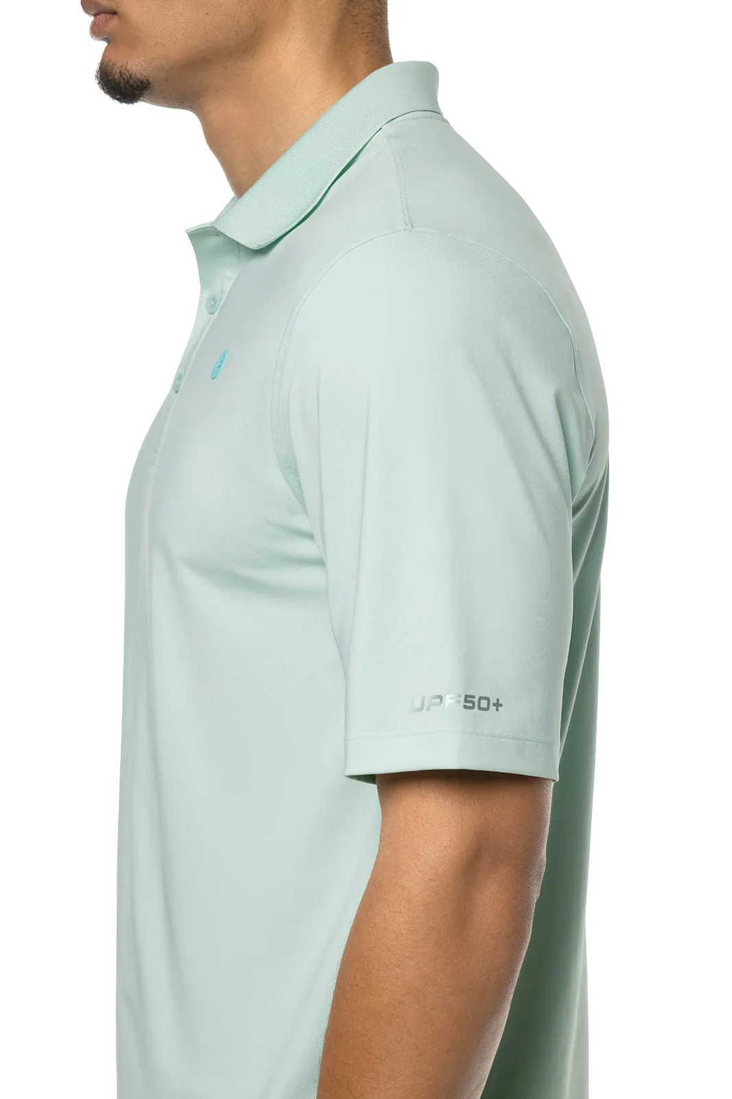 Men's Erodym Short Sleeve Golf Polo  |  Misty Aqua
