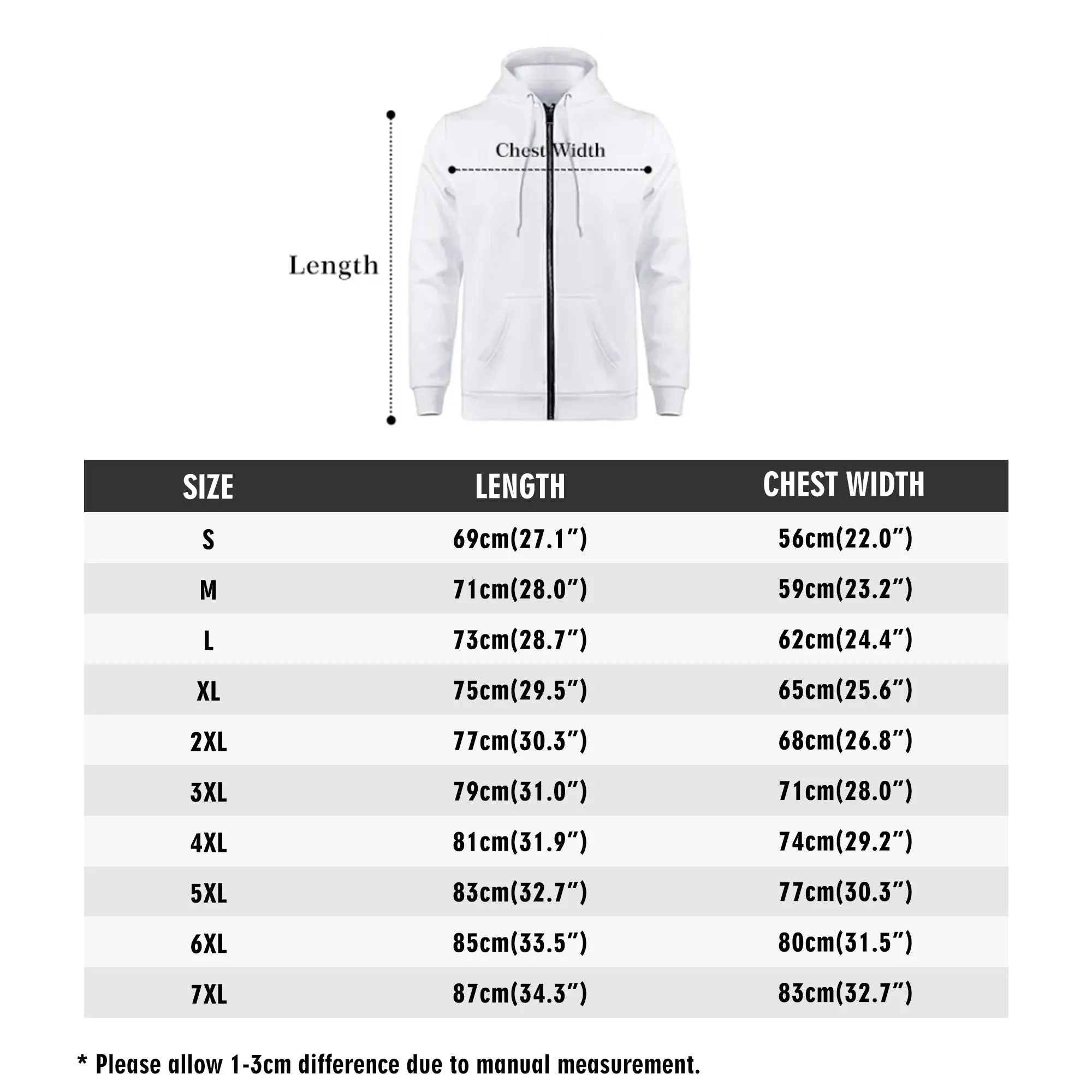 Mens Red Skull Rose Classic Zip Up Hoodie Warm Jacket