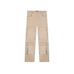 Represent R3CA Cargo Denim Dirt Cashmere